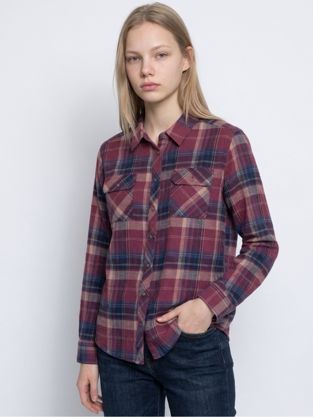 NWT Urban Outfitters BDG Large Plaid Flannel Button Down Shirt